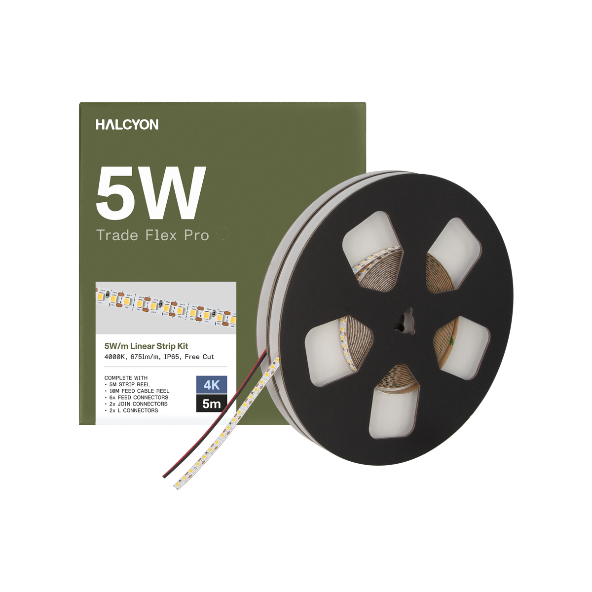 5W/m 4000K Trade Flex Pro Tape - 5m Trade Kit