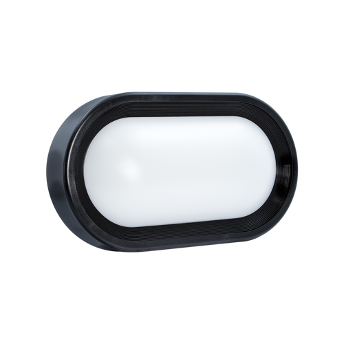 Large Lunar Series Bulkhead Black 3000K