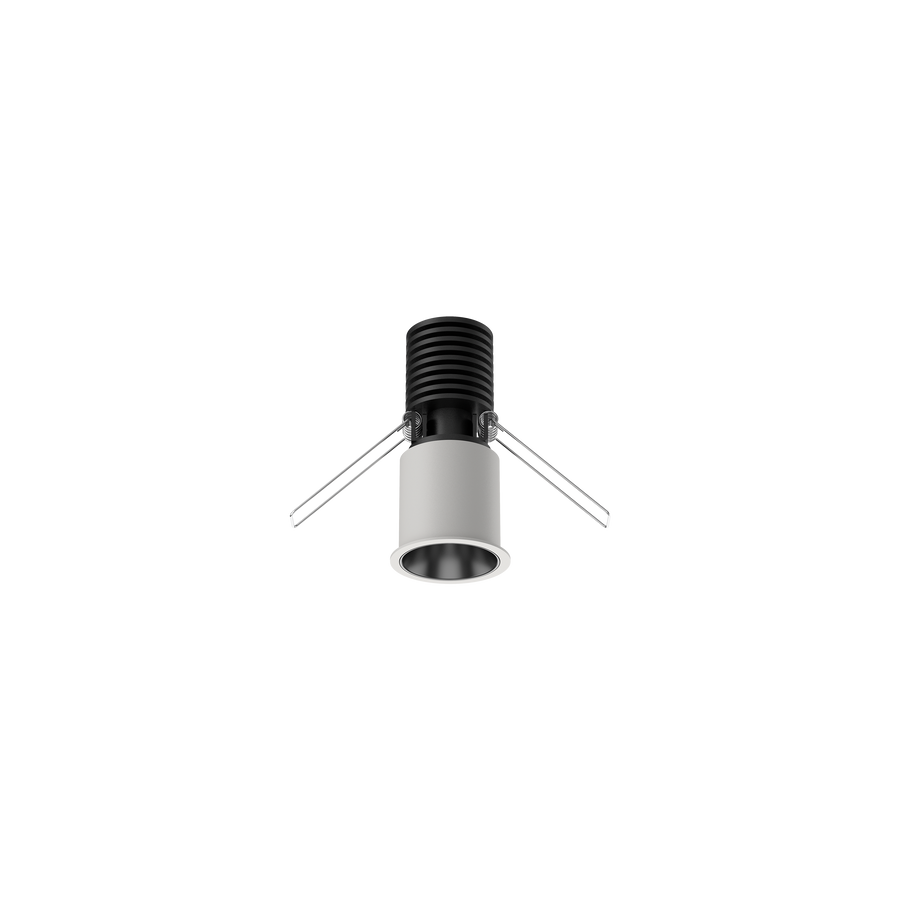 Cevon Mini Darklight Slim Trim Downlight Kit White, Black 3000K