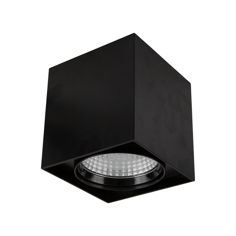 13W Decorative Surface Mount Black 3000K