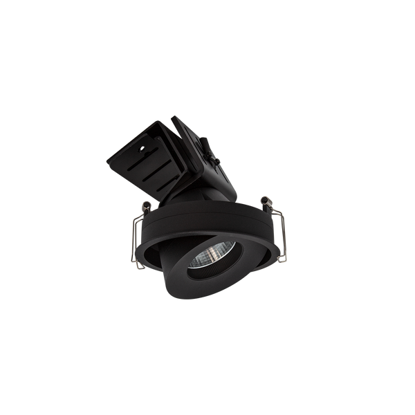 Sophia Single Tilt/Rotate Downlight Kit Black 3000K