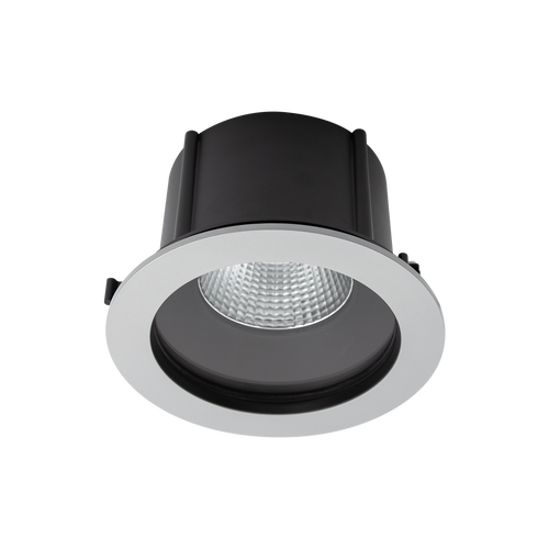 Exterior Round IP66 X-Large Downlight Silver 4000K