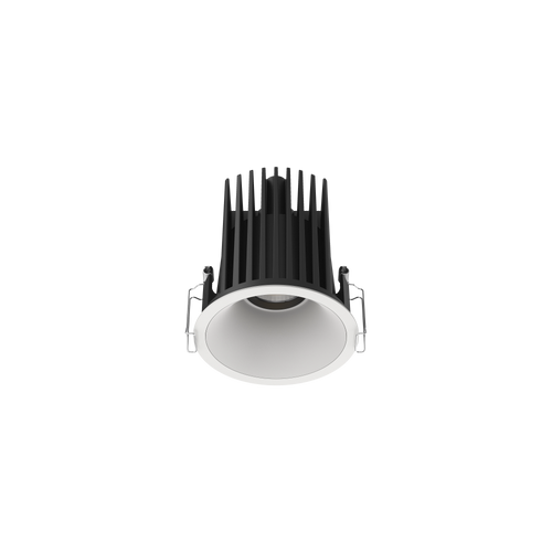 Cevon Large Darklight Slim Trim Downlight Kit White 3000K