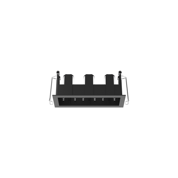 Cevon Type Recessed Rectangular Triple Frame for M41 Black