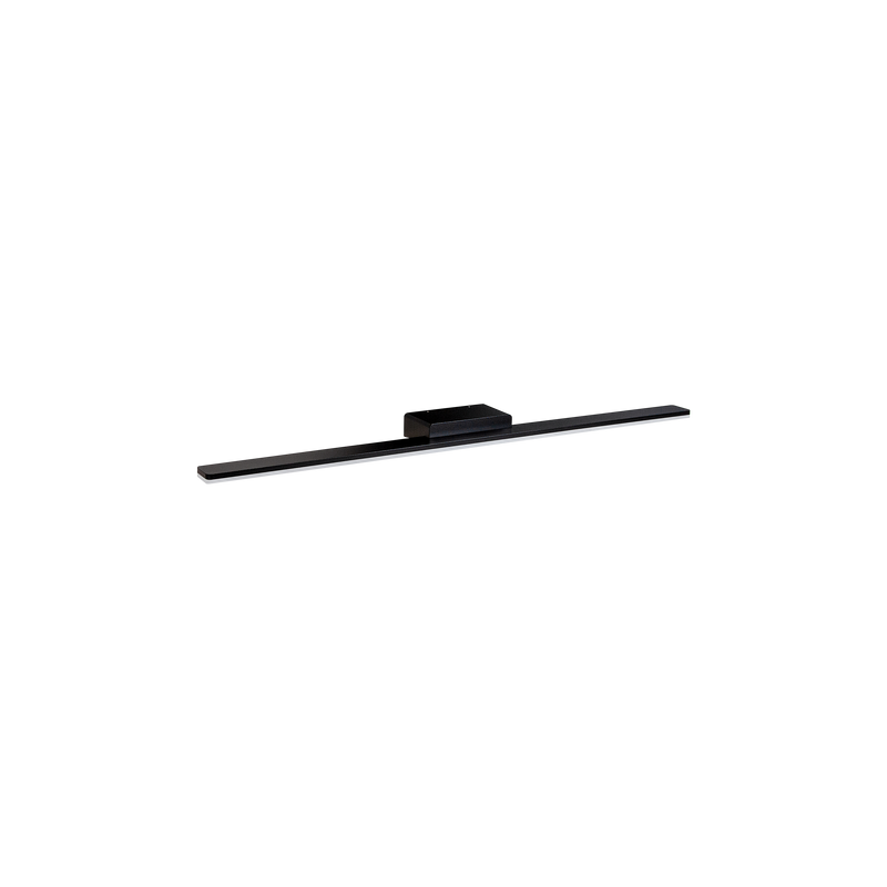 Slim Bathroom Light 900mm Black 3000K