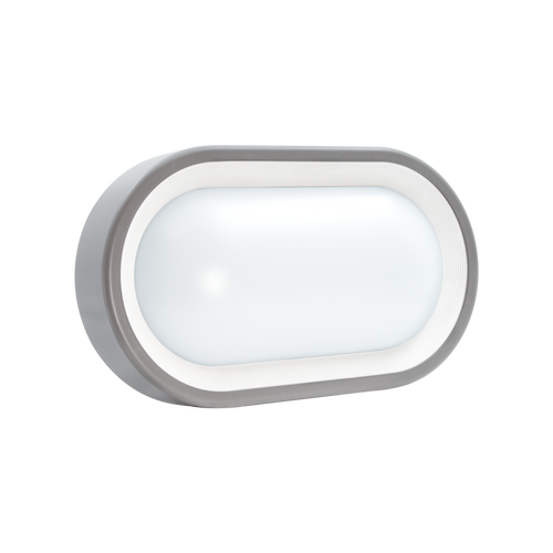 Large Lunar Series Bulkhead Silver 3000K