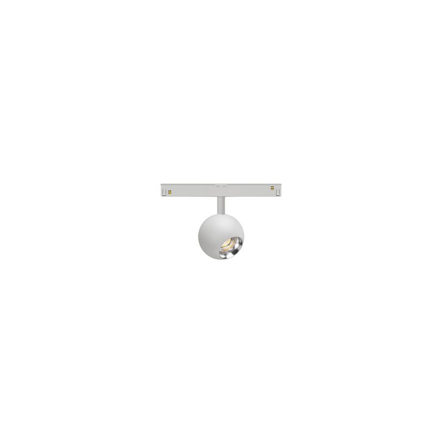 Cevon T8 48V Track Spot Sphere White, Silver
