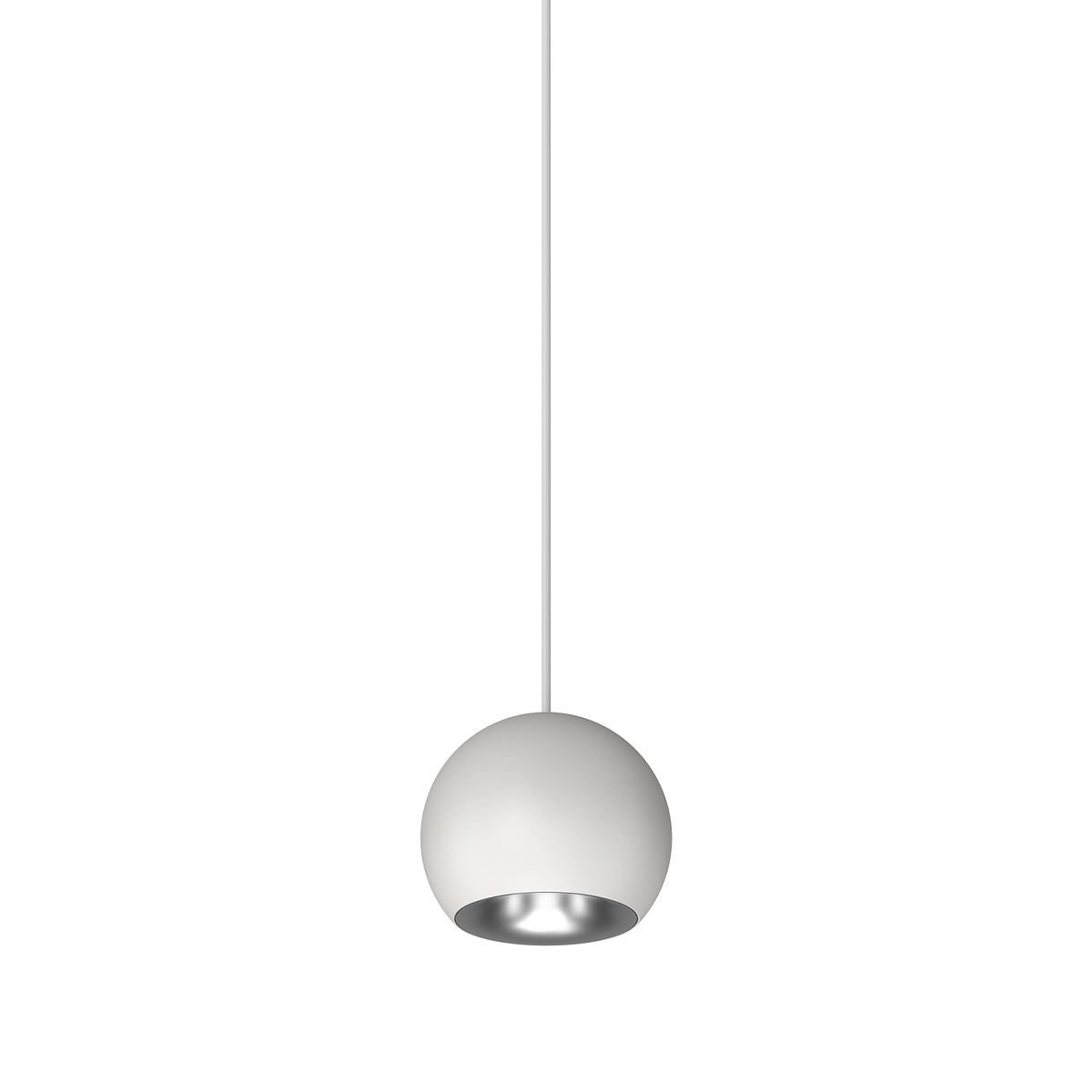 Cevon M60 Type 25 Dark Art Pendant Spot White, Silver 2700K