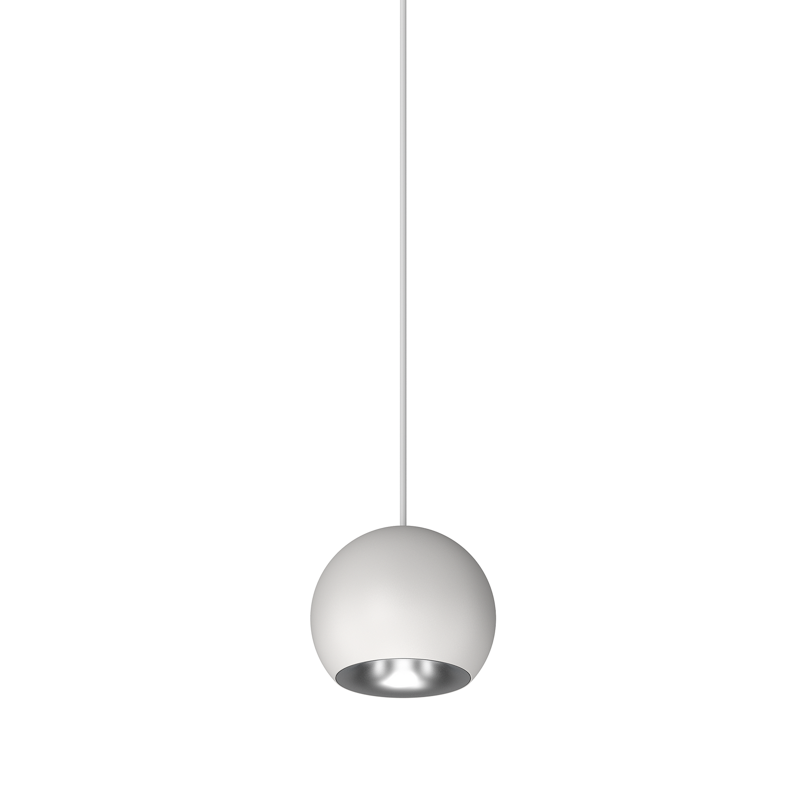 Cevon M60 Type 25 Dark Art Pendant Spot White, Silver 2700K