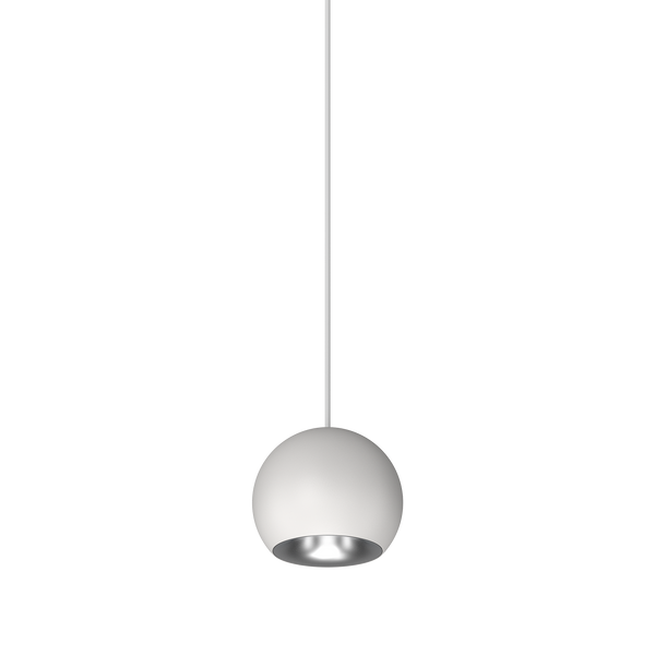 Cevon M60 Type 25 Dark Art Pendant Spot White, Silver 2700K