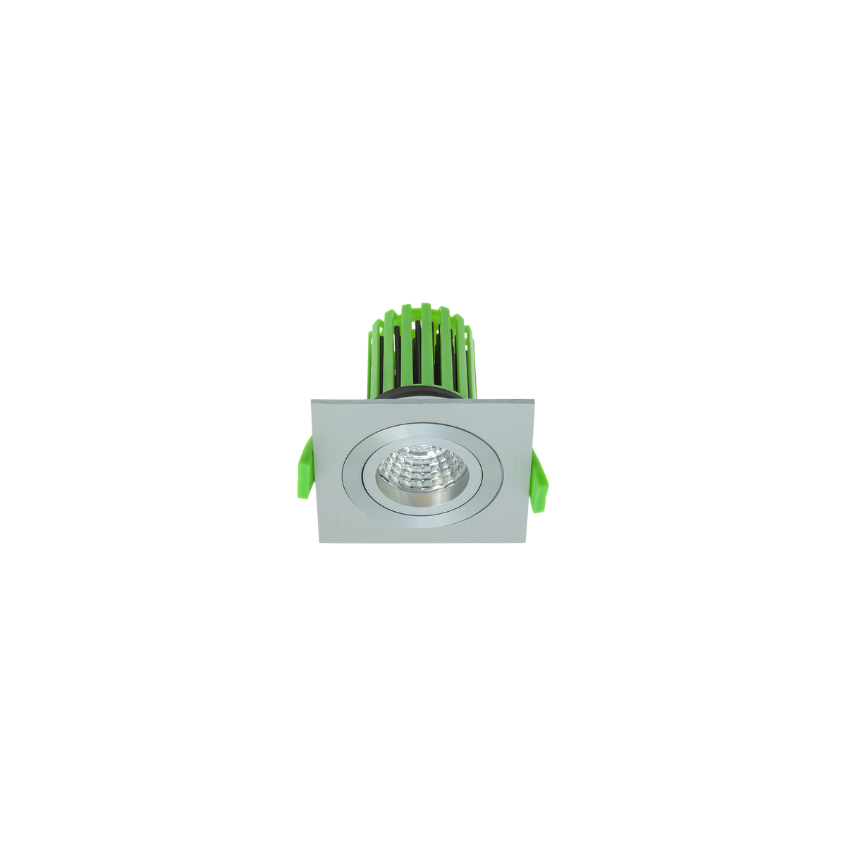 Tilt / Rotate Downlight Kit Brushed Aluminium 3000K