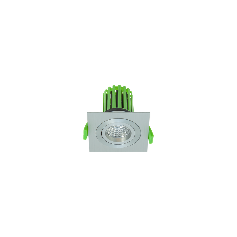 Tilt / Rotate Downlight Kit Brushed Aluminium 3000K