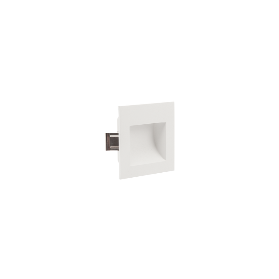 Scoop Square Recessed Wall/Concrete White 2700K