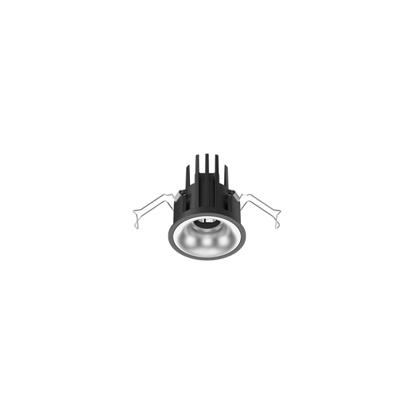 Cevon Small Darklight Slim Trim Downlight Kit Black, Silver 3000K