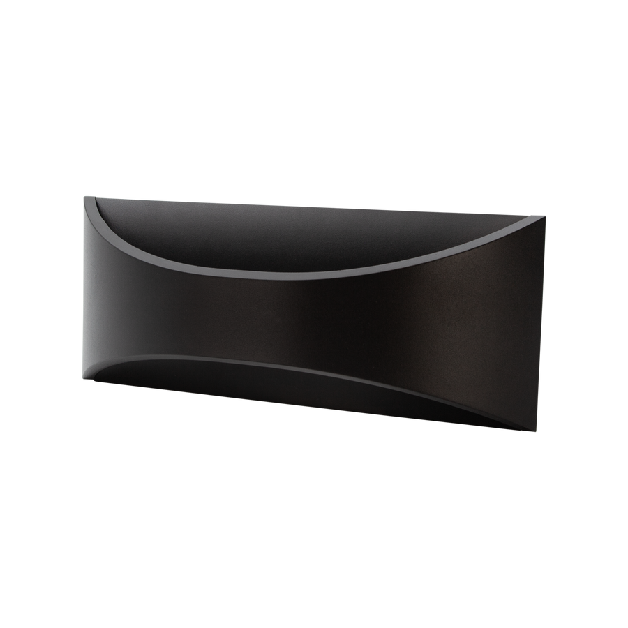 Large Satellite Exterior Wall Light Black 3000K
