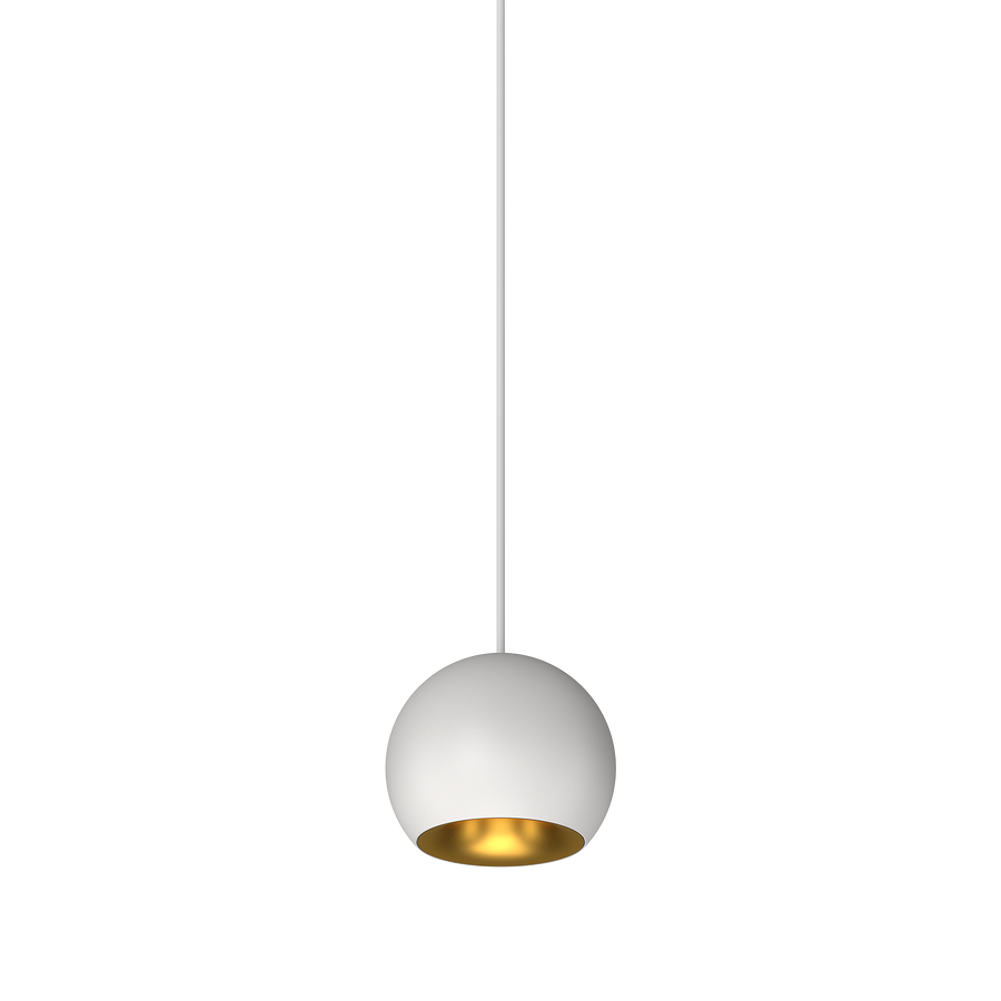 Cevon M60 Type 25 Dark Art Pendant Spot White, Gold 3000K