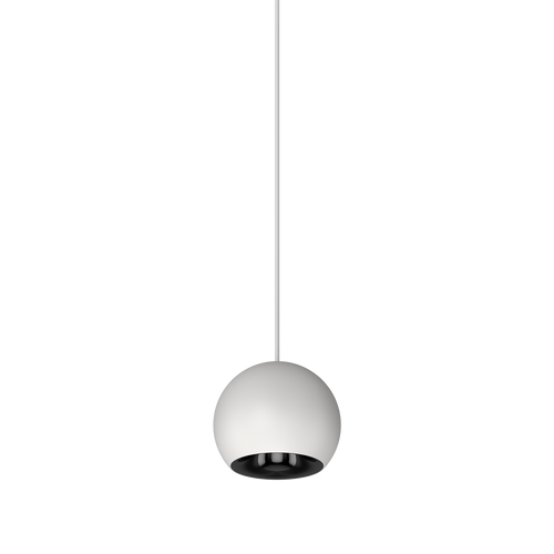 Cevon M60 Type 25 Dark Art Pendant Spot White, High Gloss Black 3000K