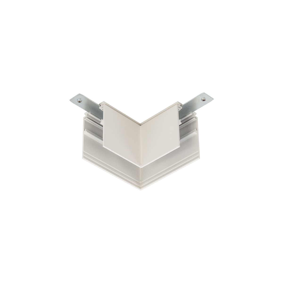 Surface Mount Deep L Profile Connector Left (Horizontal) White