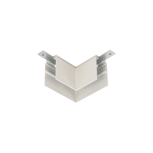 Surface Mount Deep L Profile Connector Left (Horizontal) White