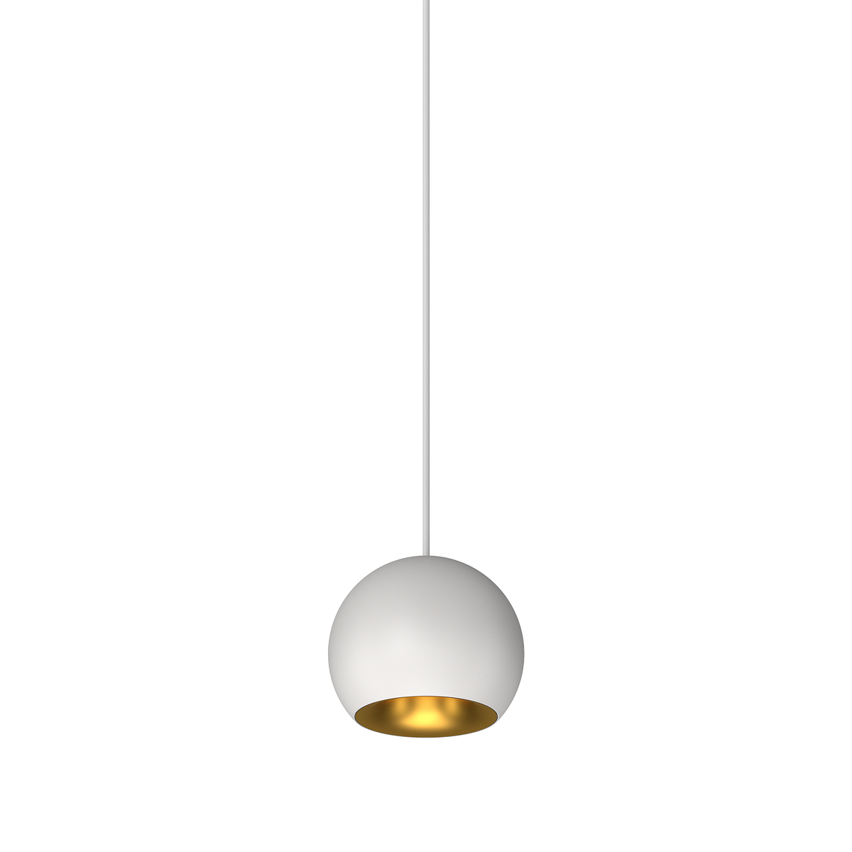 Cevon M60 Type 25 Dark Art Pendant Spot White, Gold 3000K