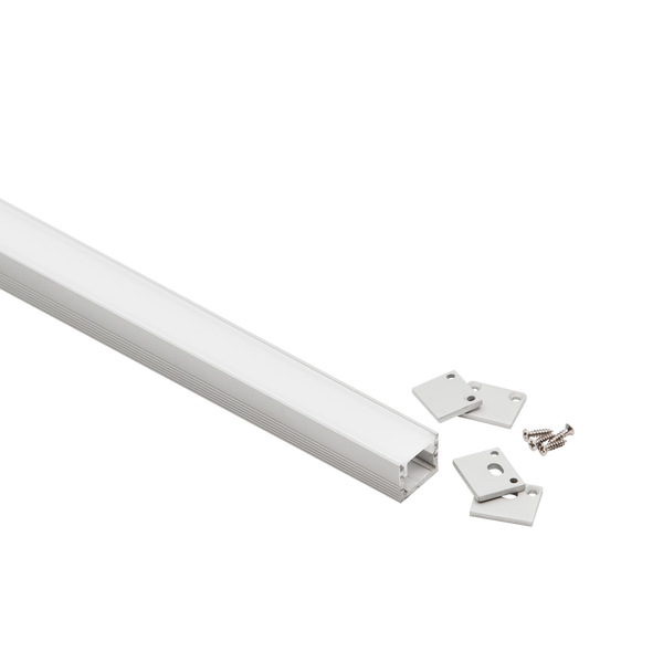 Mini Standard Premium Surface Mount / Recessed 2.5m Kit Aluminium