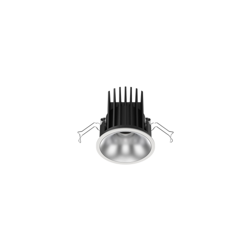 Cevon Medium Darklight Slim Trim Downlight Kit White, Silver 3000K