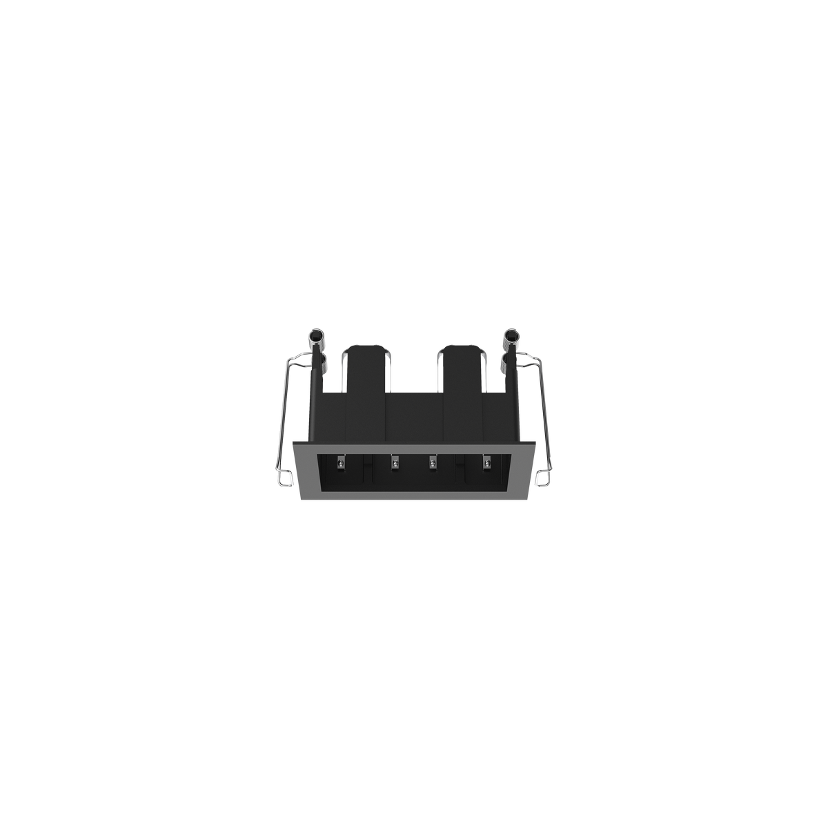 Cevon Type Recessed Rectangular Double Frame for M41 Black