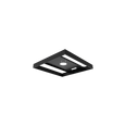 6x6 Surface Mount Kit Black