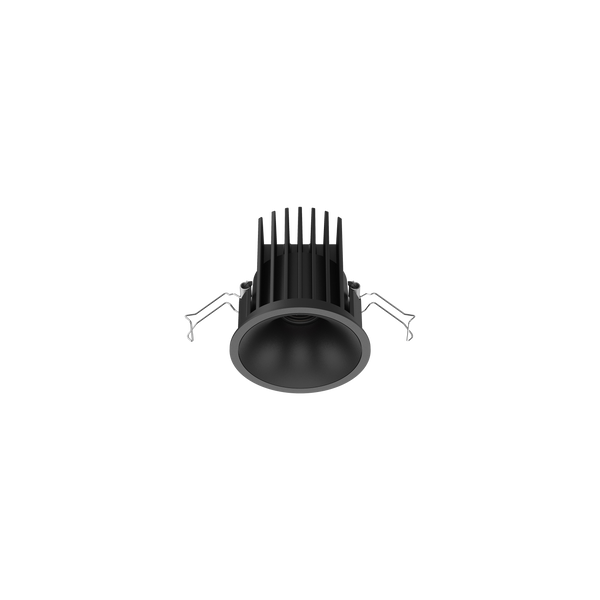 Cevon Medium Darklight Slim Trim Downlight Kit Black 4000K