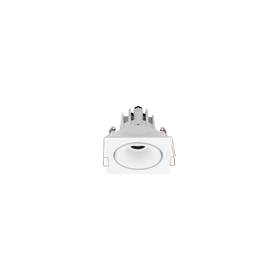 Cevon Tilt/Rotate Square Sml Downlight Kit White 3000K