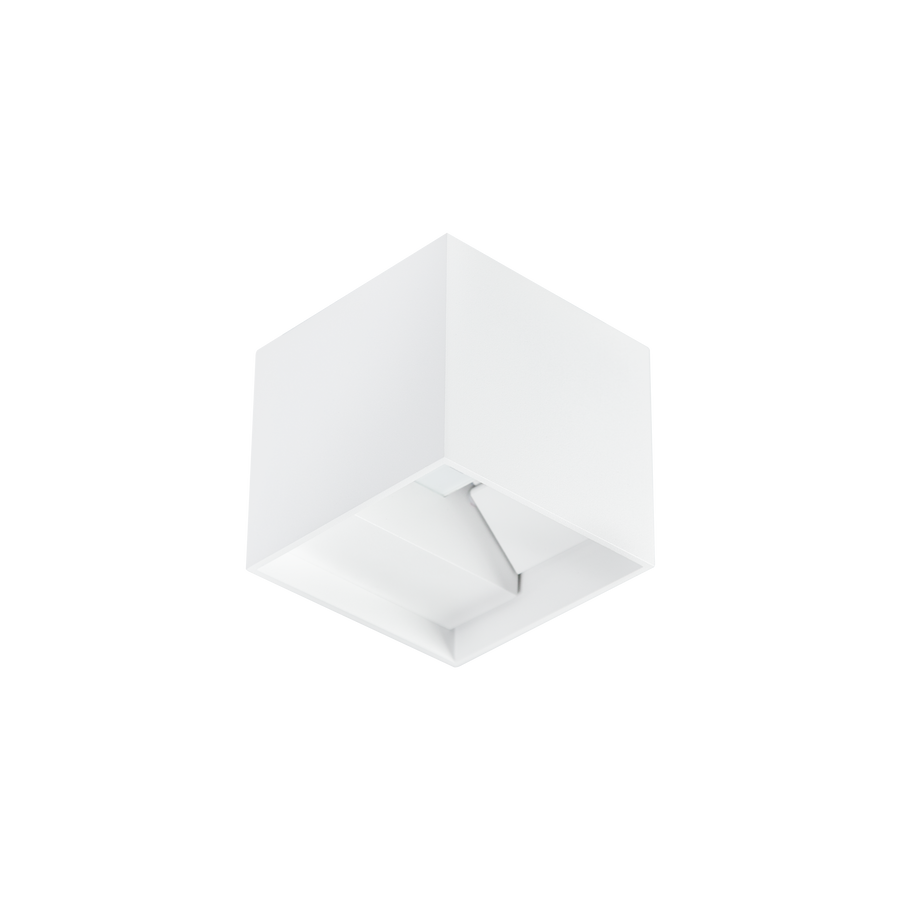 Cube Two Way Adjustable Small Matt Textured White 3000K