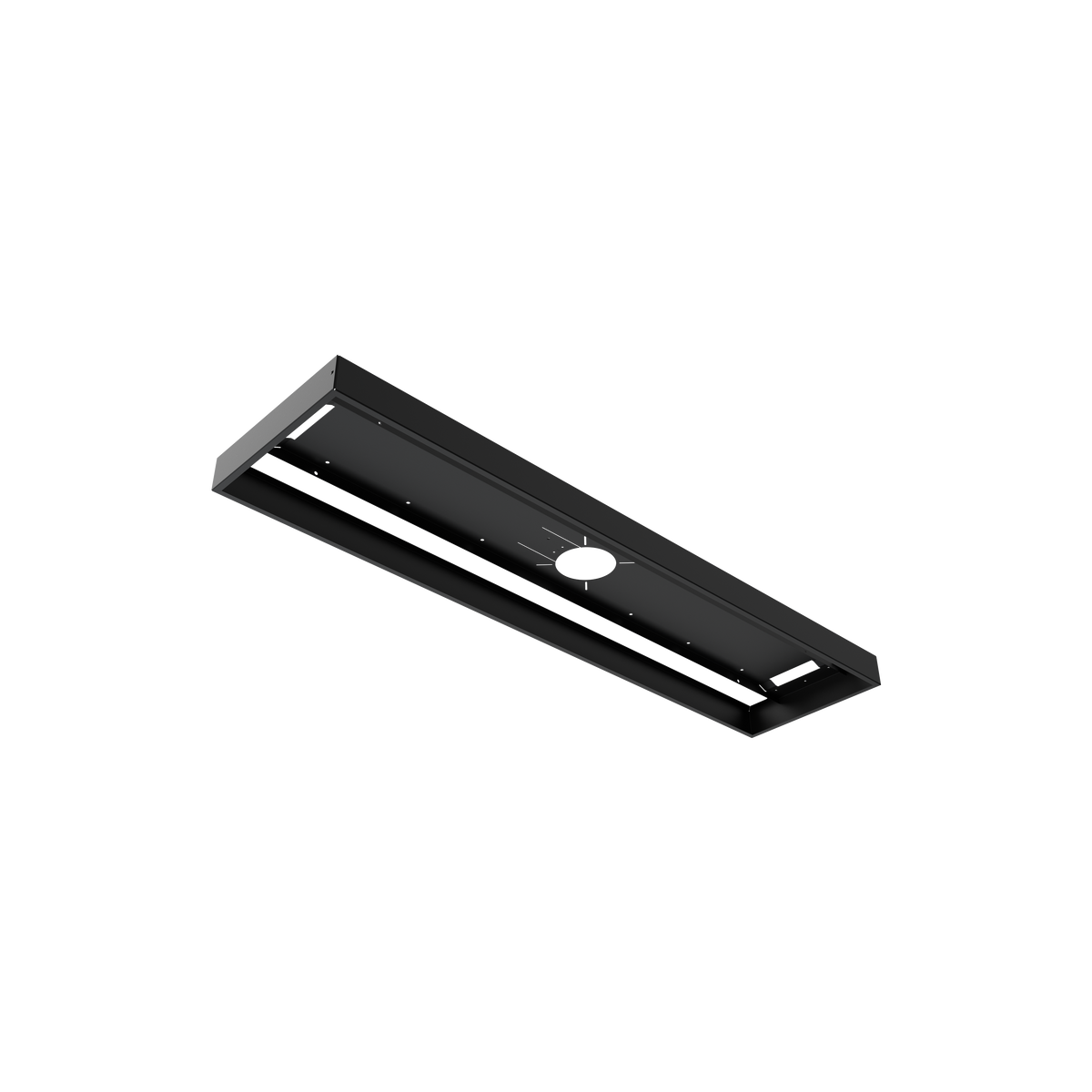 12x3 Surface Mount Kit Black