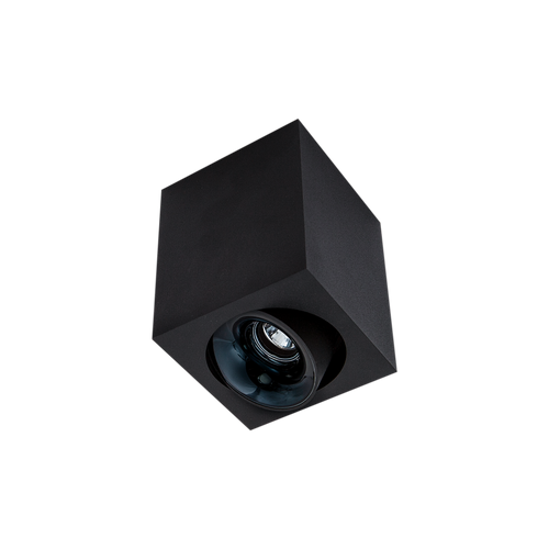 Cevon Med Squ Tilt/Rotate Surface Mt light Black, High Gloss Black 3K