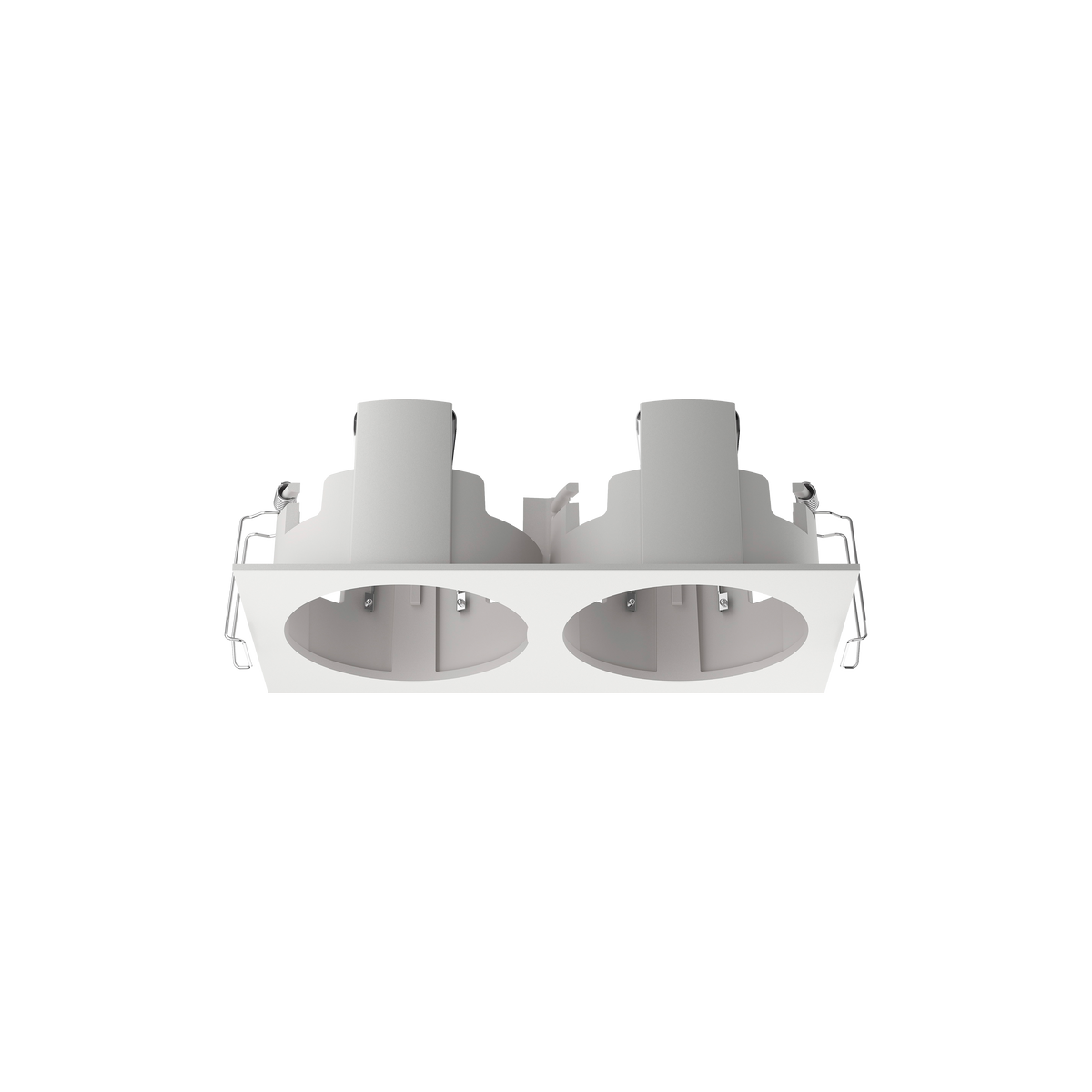 Cevon Recessed Rectangular Double Frame for M80 White