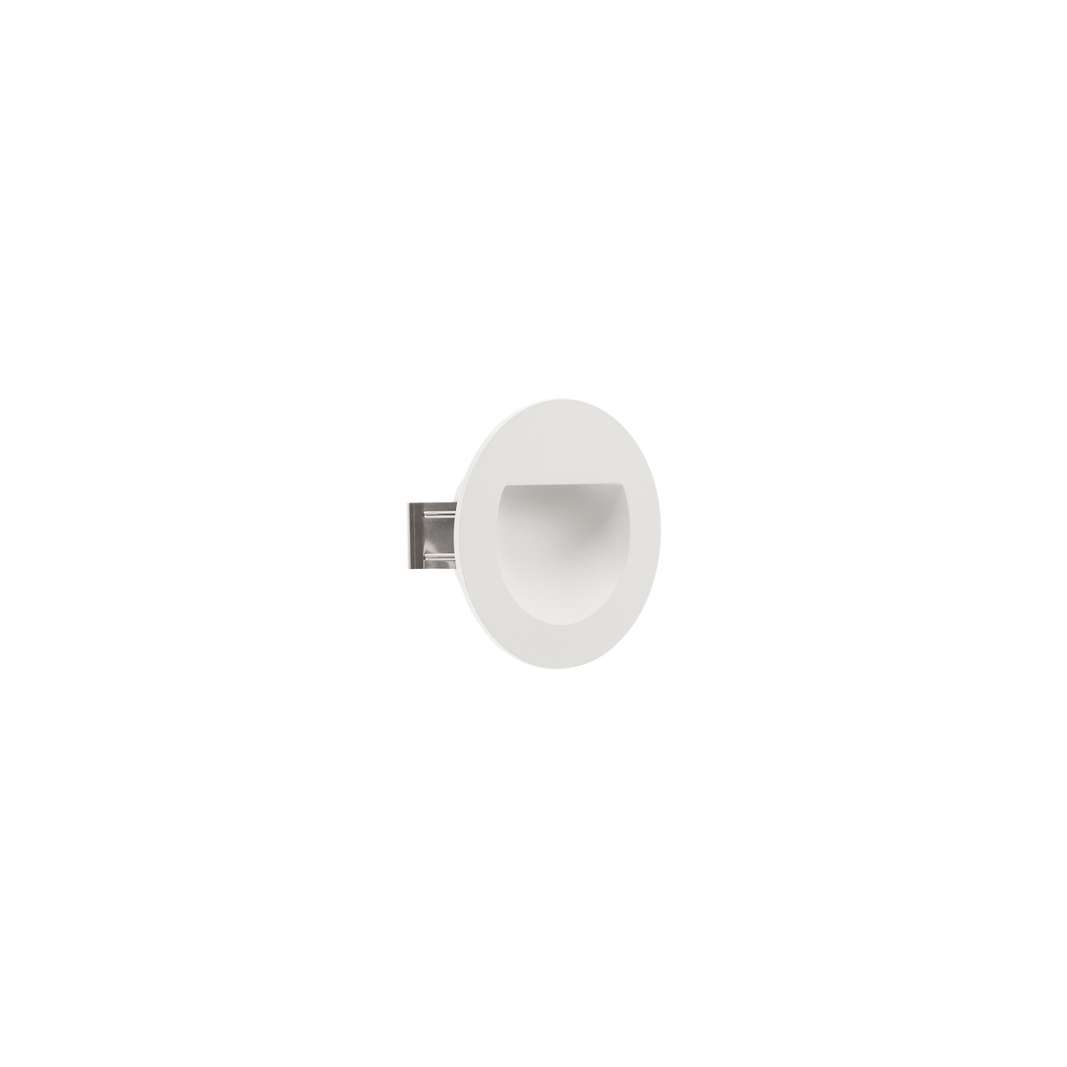 Scoop Round Recessed Wall/Concrete White 2700K