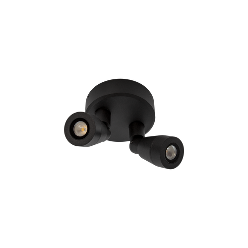 Mariner II Double Spot Mini 2 X 4W Black 2700K