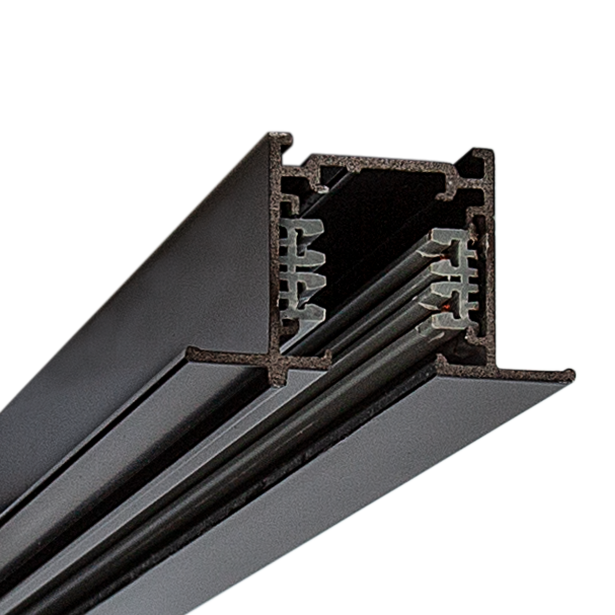 TRACK 3 CIRCUIT 2M - RECESSED Black
