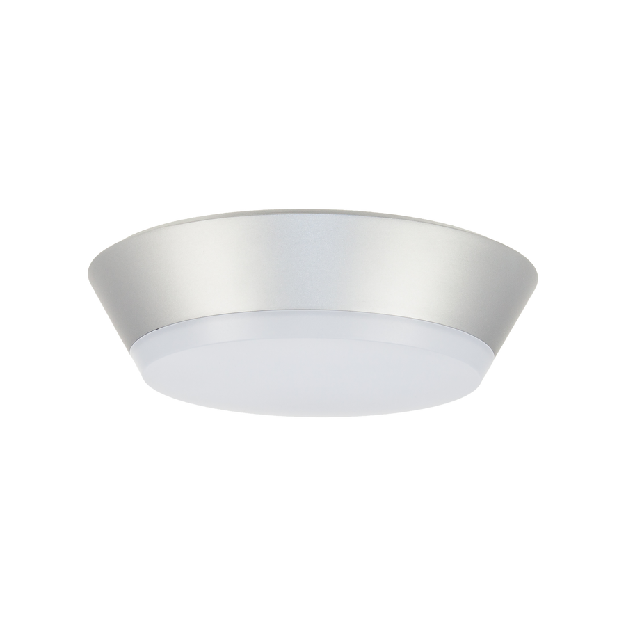 Draft 18W Dimmable Button Silver 3000K