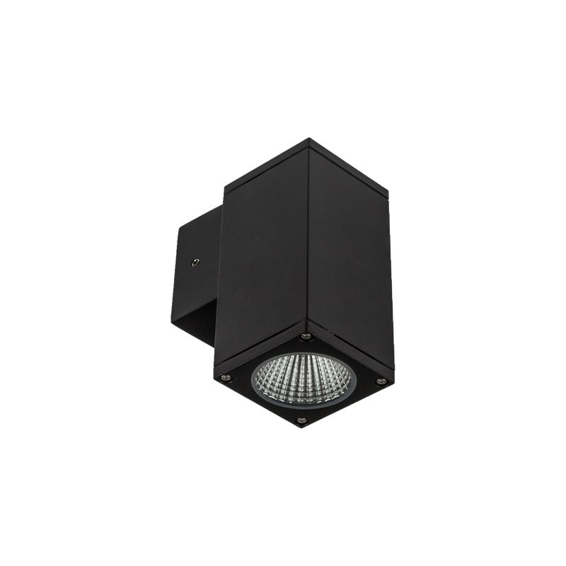 Surface Mount Square Column Spot One Way Large Black 3000K