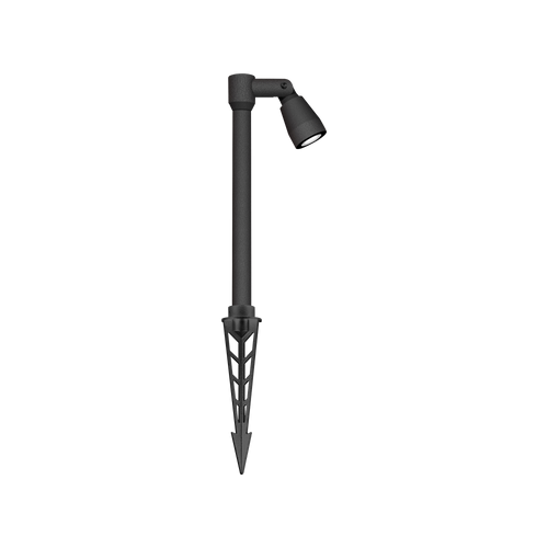 Mini Landscape Spike Tall Single Spot Sand Black 2700K