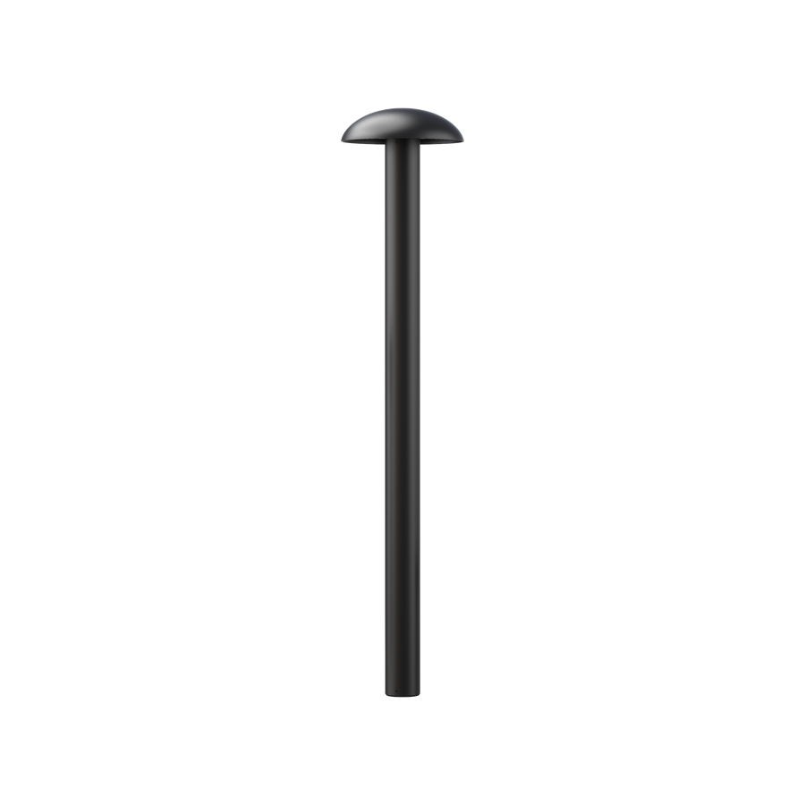 Porcini Bollard 1000mm Non-dimmable Black 3000K 240V