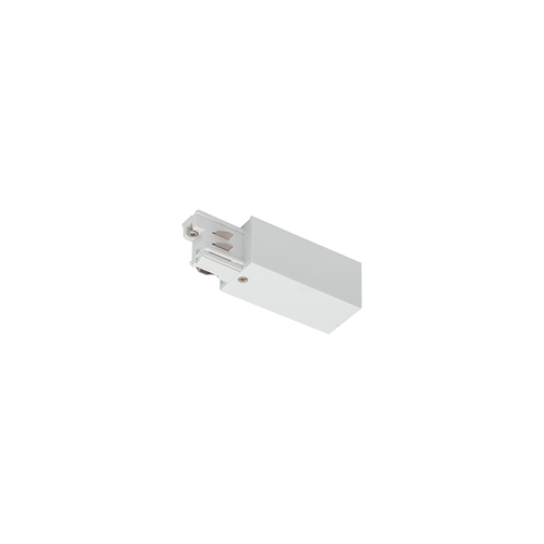 Track 3 Circuit Mains Connector Earth Left White