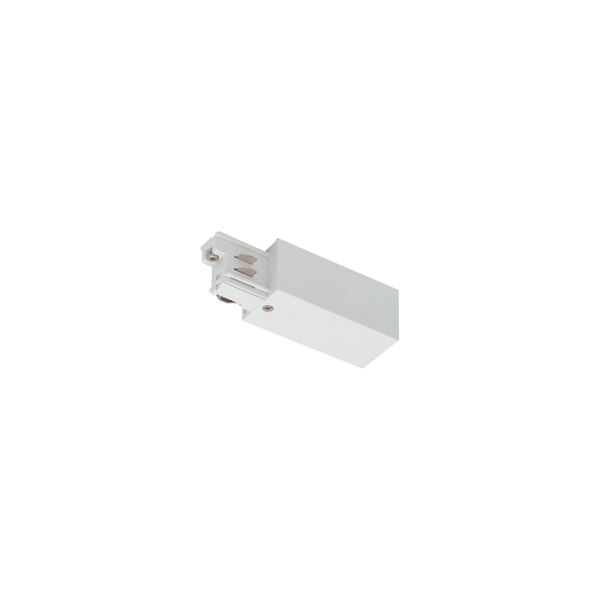 Track 3 Circuit Mains Connector Earth Left White