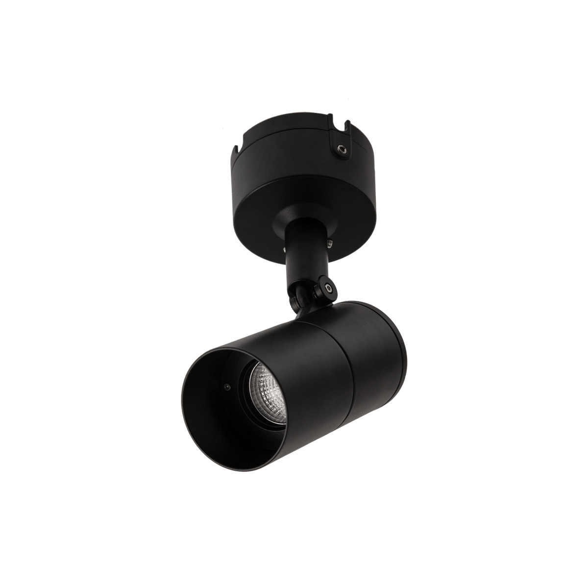 Exterior Large Surface Mount Spot Black 3000K