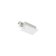 TRACK 3 CIRCUIT MAINS CONNECTOR EARTH R - RECESSED White