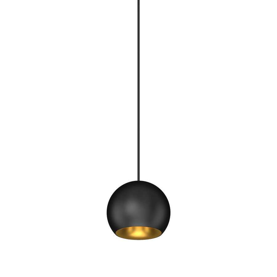 Cevon M60 Type 25 Dark Art Pendant Spot Black, Gold 2700K