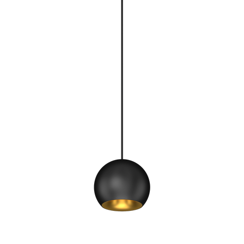Cevon M60 Type 25 Dark Art Pendant Spot Black, Gold 2700K