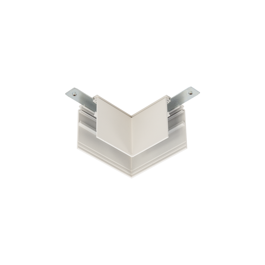Surface Mount Deep L Profile Connector Left (Horizontal) White