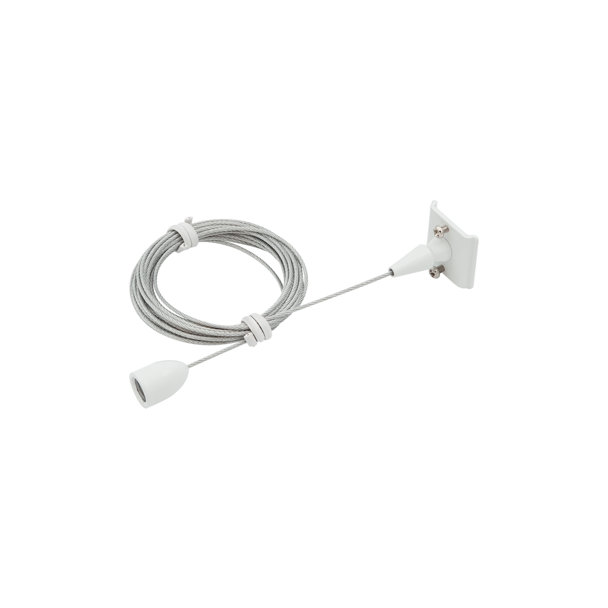 Suspension Cable Kit 3 Circuit White with Silver cable