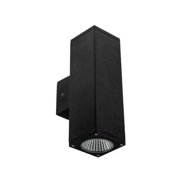 Surface Mount Square Column Spot Two Way Up/Down Large Black 3000K